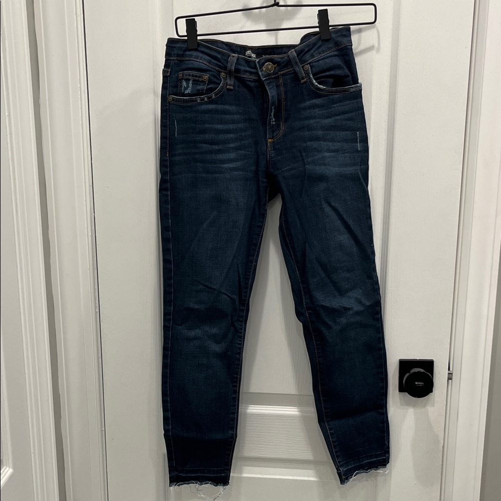 Just Black Dark Wash Ankle Jeans